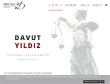 Tablet Screenshot of davut-yildiz.de